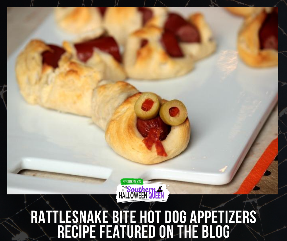 Rattlesnake Bite Hot Dog Appetizers The Southern Halloween Queen