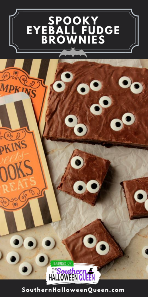 Spooky Eyeball Fudge Brownies 