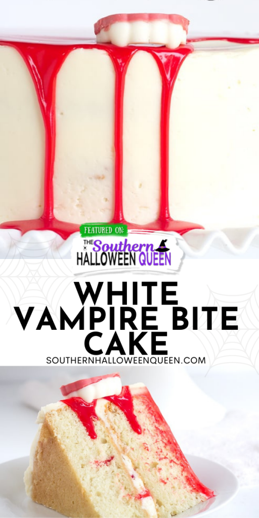 WHITE VAMPIRE BITE CAKE 