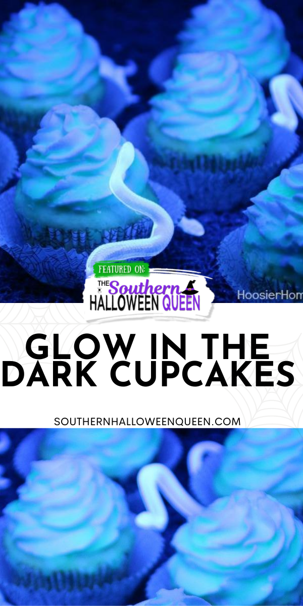 HOW TO MAKE GLOW IN THE DARK CUPCAKES - These Glow in the Dark Cupcakes will put your kids {and adults} in awe of you, but Shhh…don't tell them…they are really easy!  via @southernhalloweenqueen