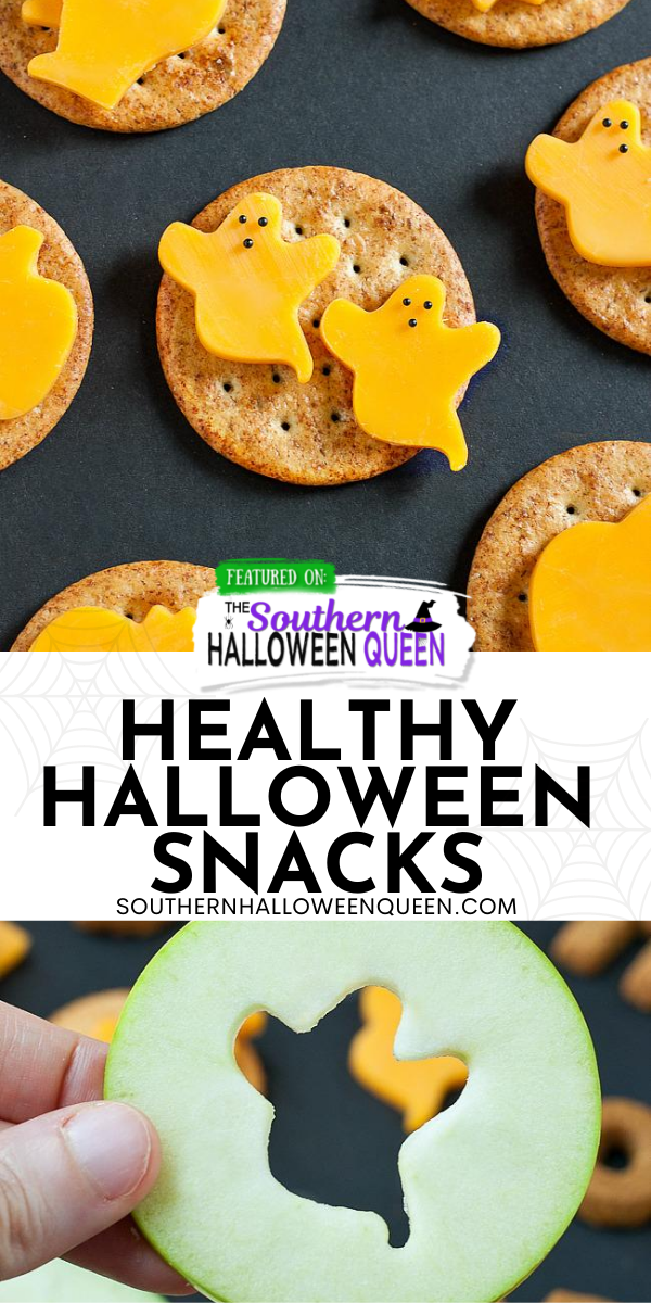 SPOOKY AND HEALTHY HALLOWEEN SNACKS - These healthy Spooky and Healthy Halloween Snacks are quick, easy, and frustration-free! via @southernhalloweenqueen