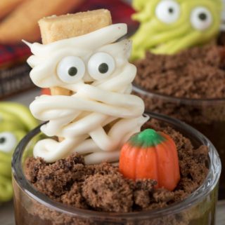 Mummy and Monster Dirt Cups