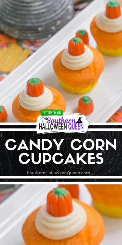 CANDY CORN CUPCAKES