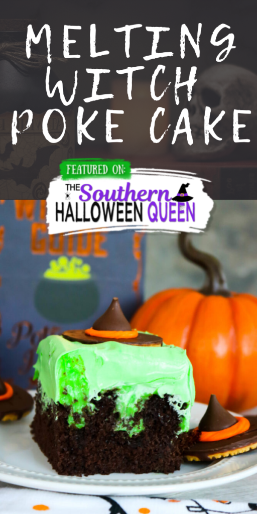 MELTING WITCH POKE CAKE