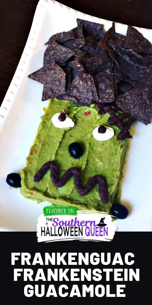 FRANKENGUAC – FRANKENSTEIN GUACAMOLE via @southernhalloweenqueen