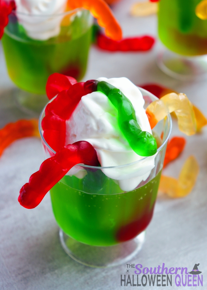 Wiggle, jiggle, and squirm — these Creepy Crawly Green Jell-O Cups are crawling with Halloween fun! Packed with gooey worms and ghostly green slime, they're a spook-tacular treat kids will love. So easy to make, it’s scary!
