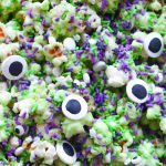 Monsters have never tasted so sweet! This ghoulishly green Monster Popcorn Snack Mix is packed with eyeballs, sprinkles, and spooky charm. Perfect for parties, movie nights, or snacking while haunting the neighborhood!