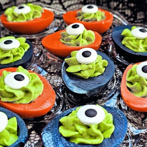 Halloween Deviled Eggs