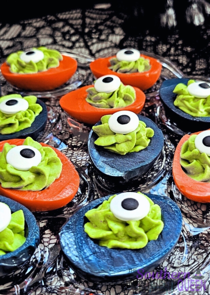 Halloween Deviled Eggs