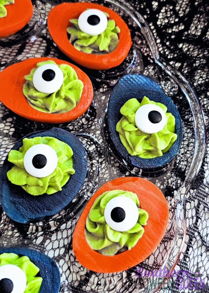 Halloween Deviled Eggs