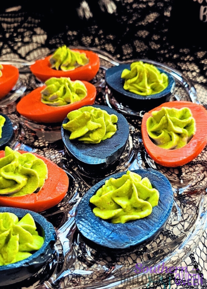 Halloween Deviled Eggs