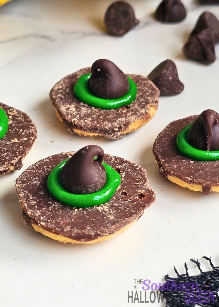 Melted Witch Cookies Hats
