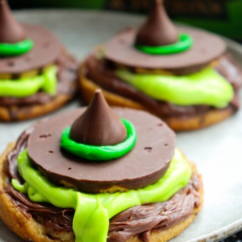 Mini Melting Witch Cookie Cakes